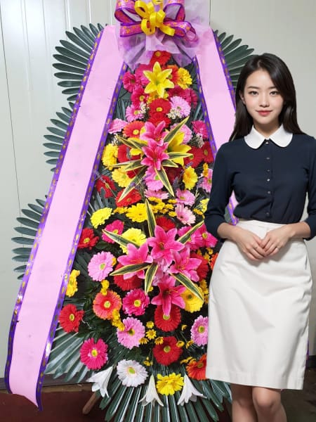 세인트메리엘 3단화환 기본형